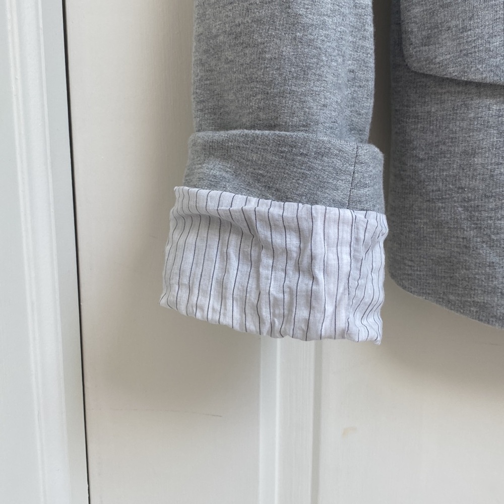 Loft One-Button Sweatshirt Blazer - image 4